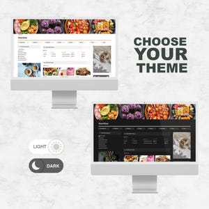 Notion Life Meal Prep Planner Template, All in One Finance Business Travel Digital Notion Student Planner image 10