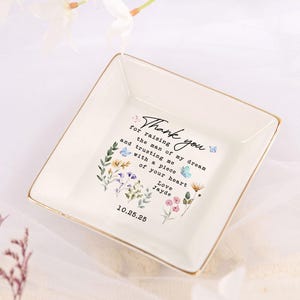 Personalised Mother of the Groom Ring Dish,Personalized Gifts For Mother in Law,Wedding Gift from Bride,Wedding Gifts,Mom of the Groom Gift