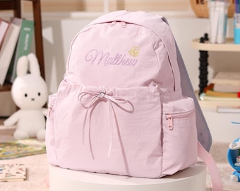 Personalized Kid BackPack,First Day of School Gift, Custom Toddler Backpack, Birthday Gift, Kids Backpack, Monogram Backpacks for Girls Boys