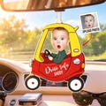 Personalized 1-5 Kid Photos Car Hanger for Dad,Grandpa, Drive Safe Daddy Acrylic Car Ornament,New Dad Gift,1st Fathers Day Gift For Husband product logo