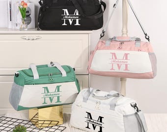 Personalized Name Duffel Bag,Overnight bags,Custom Weekender Bag,dance bag,Travel Bag,Birthday Gift,Initial Gym Bag for Her Him,Hospital Bag