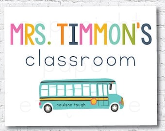 Classroom Chalkboard Sign - Teacher Classroom Decor -Teacher Sign -Classroom Rules -Classroom Decor - Custom Teacher Gift - Classroom Poster