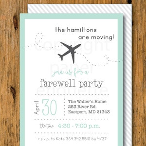 Going Away Party, Moving Party Invitation, Beer Packing Party, We Are Moving Party, Moving Away Party, Drive By Parade, Drive By Farewell image 1