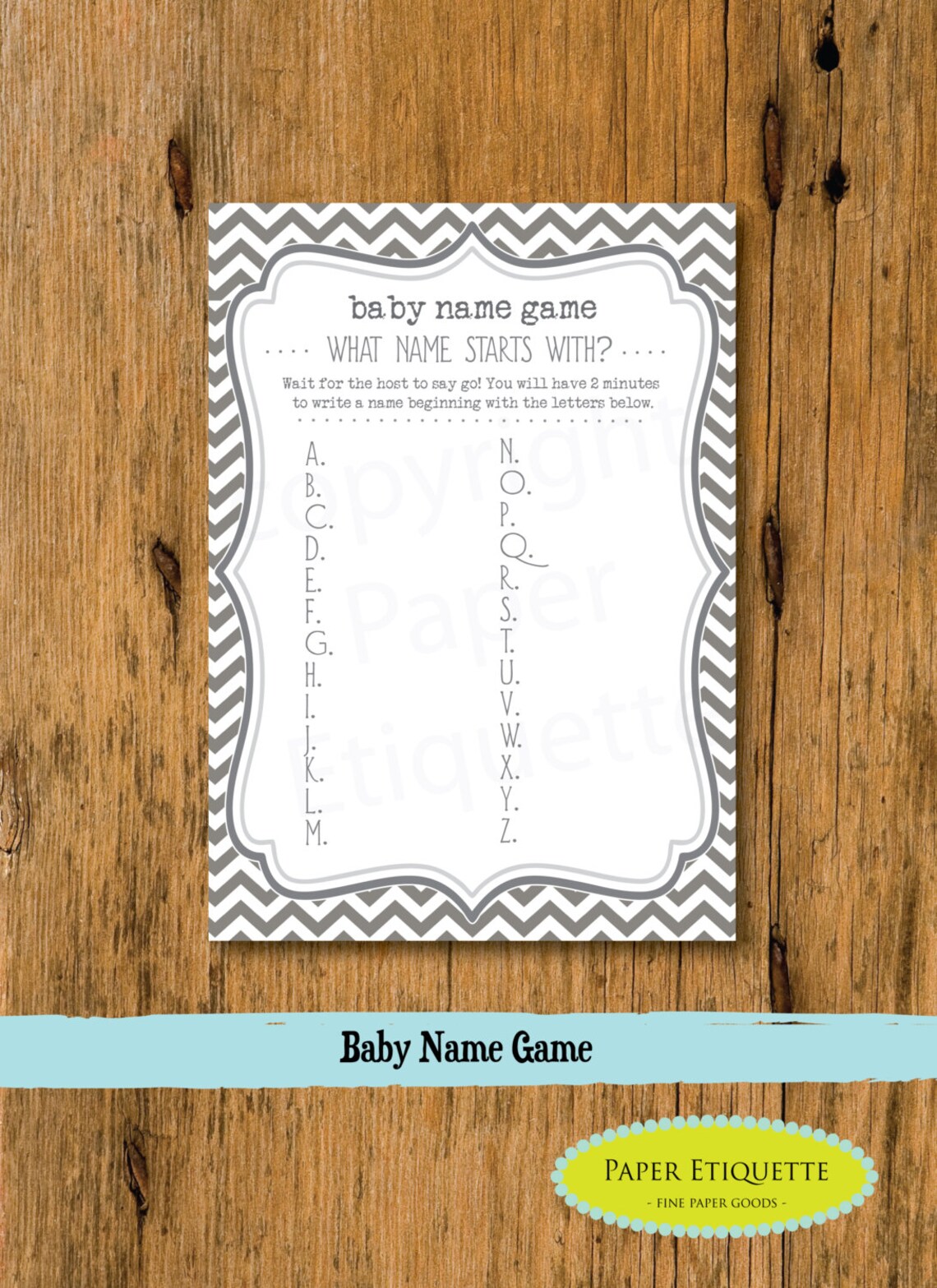 INSTANT UPLOAD Baby Shower Game Diaper Bag Baby Shower Game | Etsy