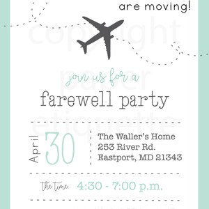 Going Away Party, Moving Party Invitation, Beer Packing Party, We Are Moving Party, Moving Away Party, Drive By Parade, Drive By Farewell image 2