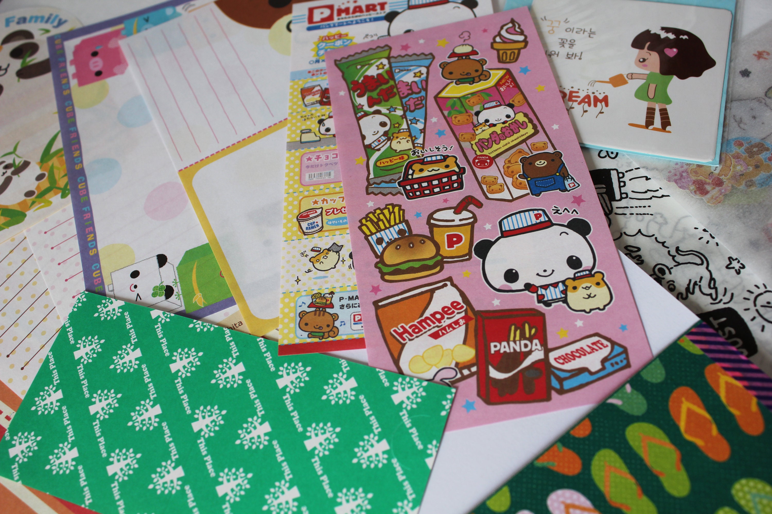 Japanese Stationery Set Cute Small Sundry Stationery I Etsy