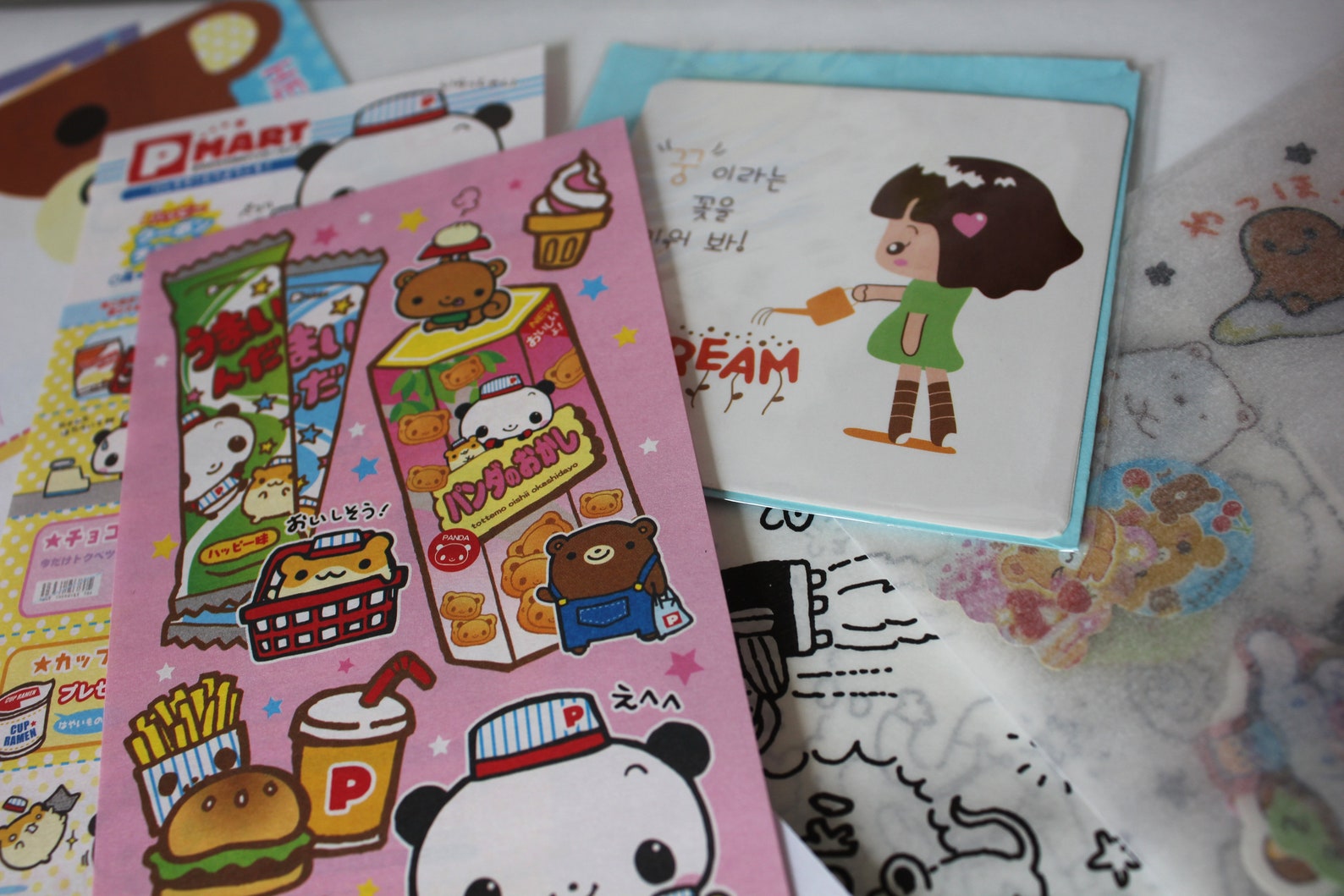 Japanese Stationery Set Cute Small Sundry Stationery I Etsy