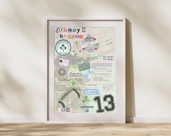 Boys of Tommen Collage Art Print: Bookish Decor
