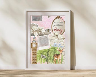 Magnolia Parks Art Print: Bookish Decor, Daisy Haites Universe