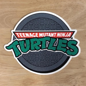 Teenage Mutant Ninja Turtles Sticker, TMNT, 80&#39;s and 90&#39;s Toys, TV & Movies, Waterproof