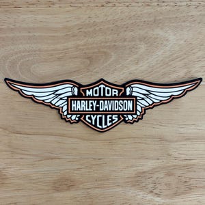 Harley-Davidson Wings Sticker, Motorcycle, Waterproof