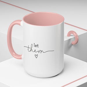 Taza de café &quot;Déjalos&quot;, taza de café inspiradora, taza de café &quot;Amor propio&quot;, taza de café &quot;Conoce tu valor&quot;, taza de café motivacional, regalos para ella