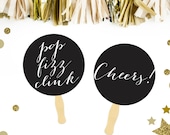 New Years Eve Photo Booth Props. 2015 New Years Eve. Happy New Year. Wedding. Black Tie