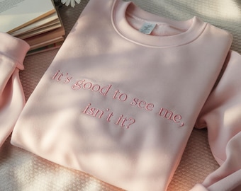 Embroidered Musical Theatre Crewneck Sweatshirt, Broadway Gift