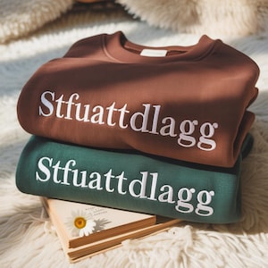 Embroidered Crewneck, STFUATTDLAGG, Spicy Dark Romance, Booktok Gift