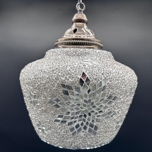 Handmade Turkish Mosaic Pendant Lamp, Colorful Hanging Light, Bohemian Ceiling Decor, Moroccan Style Lighting for Homes, Restaurants & Cafes