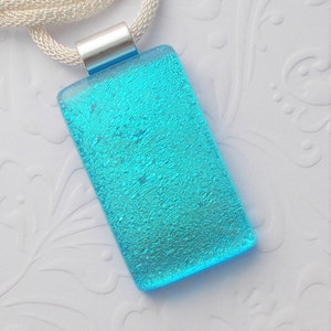 Bohemian Pendant - Dichroic Fused Glass Pendant - Boho - Dichroic Glass - Fused Glass - Dichroic Jewelry - Statement Pendant 2545
