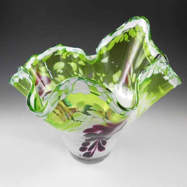 Blown Glass Bowl Etsy