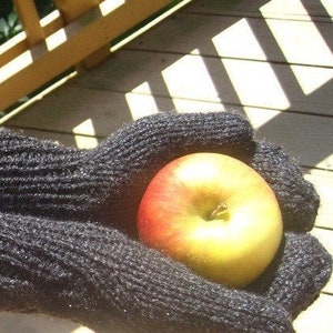 LONG SLEEVES - Bella&#39;s Mittens - 28 COLORS available - Custom Knit - Cable Mittens