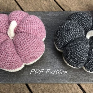 NEW PATTERN - Bicolor Modern Pumpkin - Crochet - DIY - Holiday Pattern
