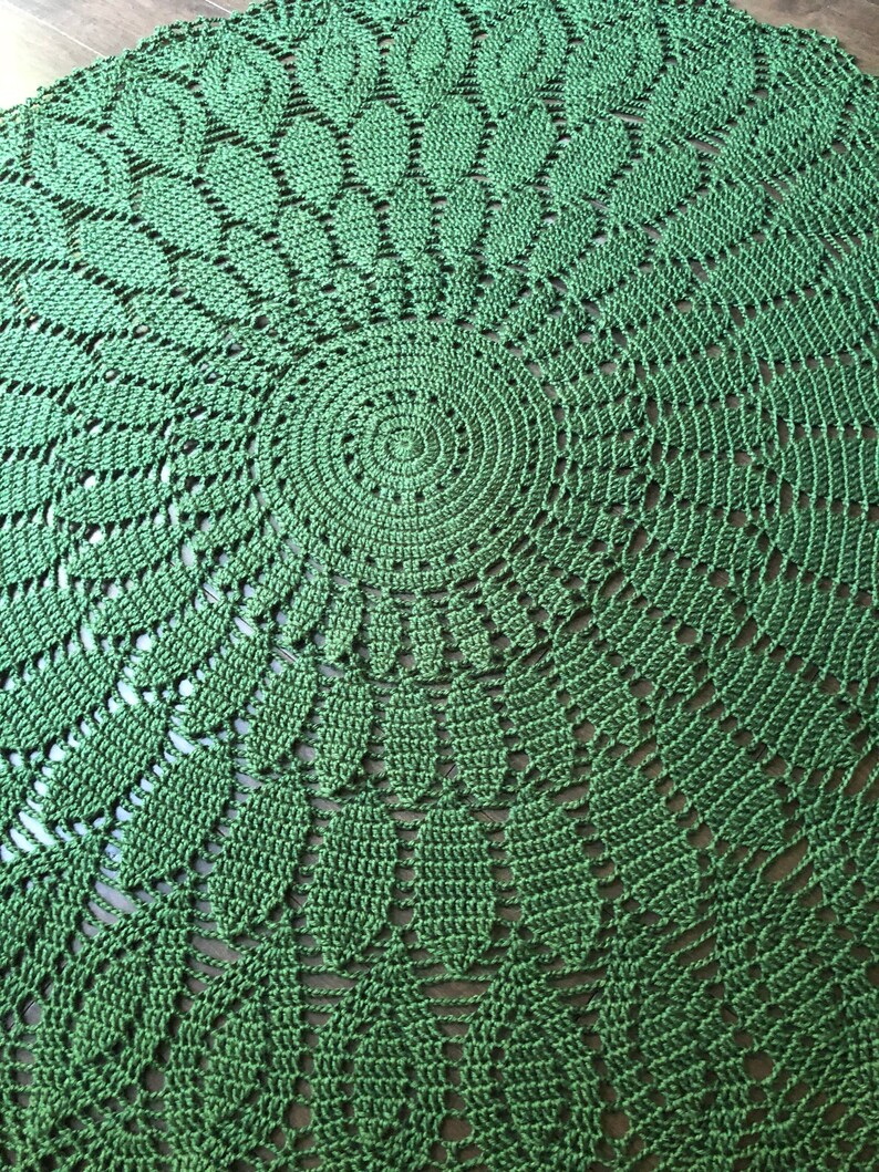 Lace Crochet Rug Nursery Rug Hand Crocheted Rug Diameter Etsy