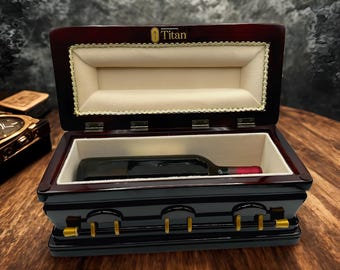 Titan Casket Wine Holder - Etsy