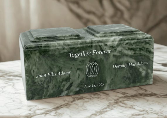 Companion Marble Urn | Urns for Two