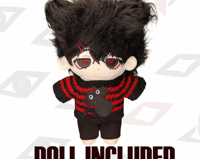 Bear Boy Doll with Handmade Sweater 20cm Plush