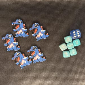 Fichas de habilidad de JCC con temática Pokémon personalizadas de la 2.ª generación: accesorios de cartas únicos y duraderos para jugadores.