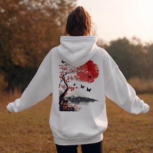Japanese Zip Hoodie - Etsy