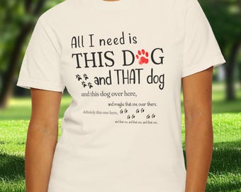 Maglietta "Ho bisogno di questo cane", Magliette per mamme di cani, Maglietta per mamme di cani, Regalo per amanti dei cani, Maglietta per mamme di cani, Regalo per mamme di cani, Maglietta per amanti degli animali, Maglietta per amanti dei cani