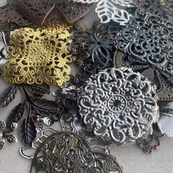 Metal Filigree Trim - Etsy