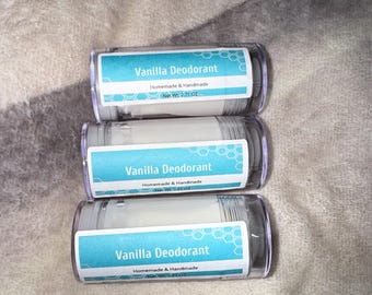 Vanilledeodorant, eenvoudige natuurlijke anti-transpirant
