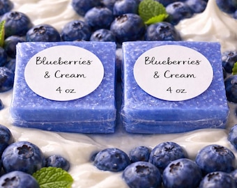Blueberries and Cream Scented Soap