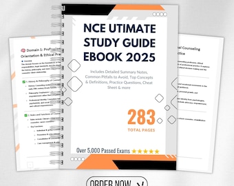 Guia de Estudo para o Exame NCE 2025: Simulados, Folhas de Dicas (Download em PDF)