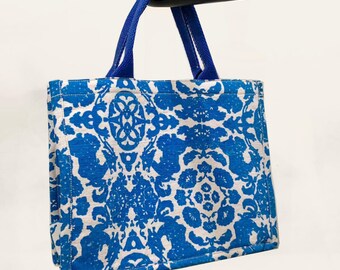 Handmade Vintage block print cotton hand Bag