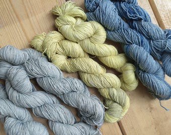 Indigo Dyed Sashiko Cotton Thread: Embroidery & Friendship Bracelet