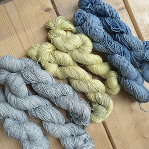Sashiko cotton thread natural plant dyeing thread different blue colors cotton thread for sashiko stitching embroidery friendship bracelet