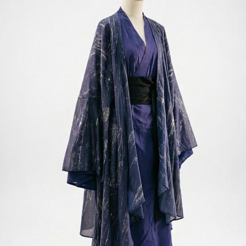 Hanfu Inner Robe Chinese Hanfu Silk Robe - Etsy