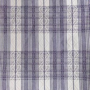 Sashiko cotton thick Jacquard fabric Japanese sashiko cotton fabric wide width sashiko cotton with navy strips heavy sashiko cotton