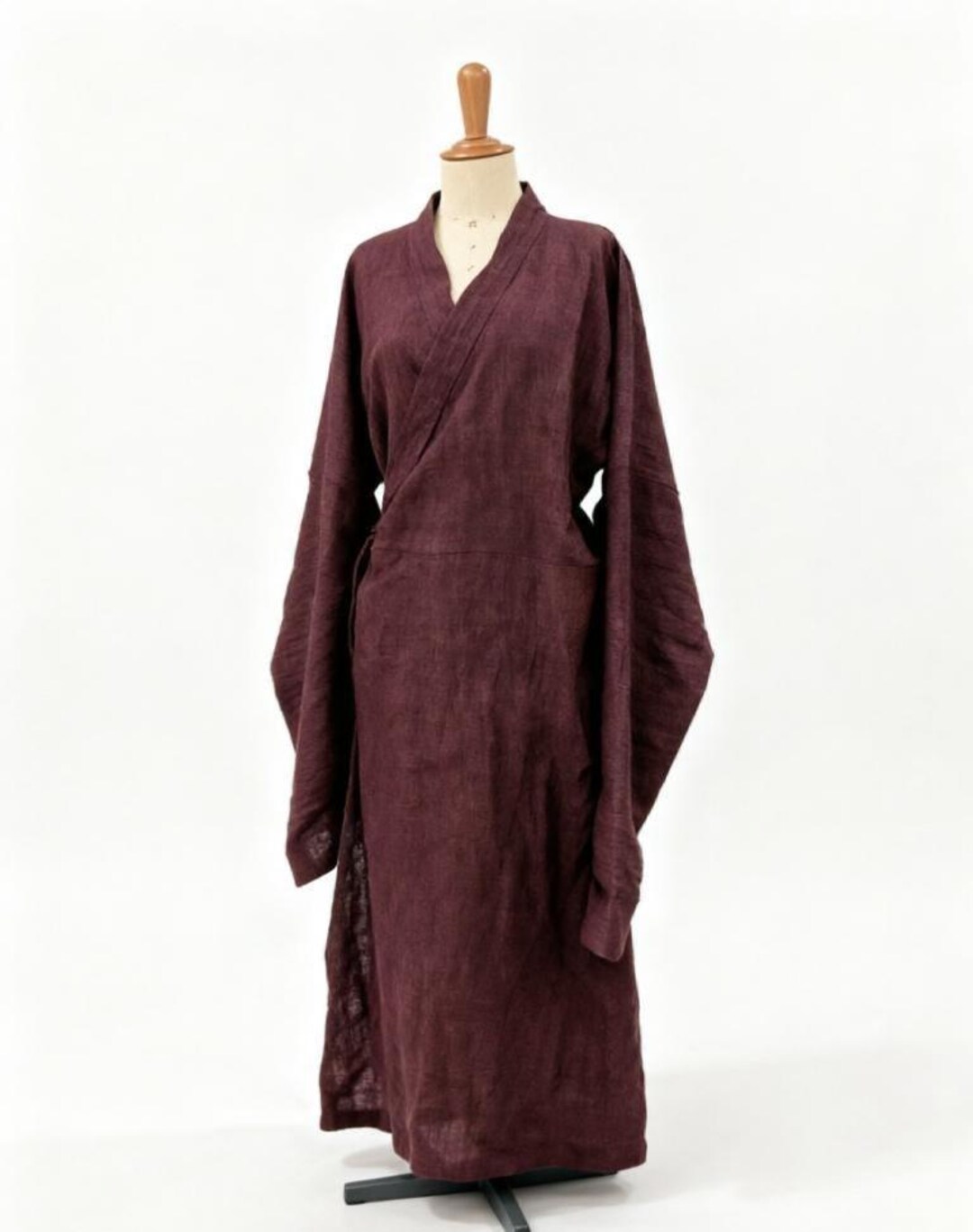 Hanfu Inner Robe Linen Hanfu Robe : Replica of Ancient Chinese Mawangdui Wrap Hanfu - Etsy