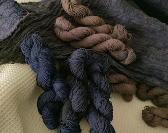 Sashiko Cotton Thread: Natural Indigo Dye, Embroidery Floss