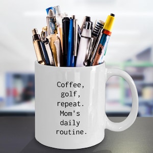 Golf Mom Mug Gift, Golfer Gifts, Golf Gifts, Golf Mug Gift for Mom Golf, Golf Gift for Mom, Golf Gifts for Women, Golf Gift for Women