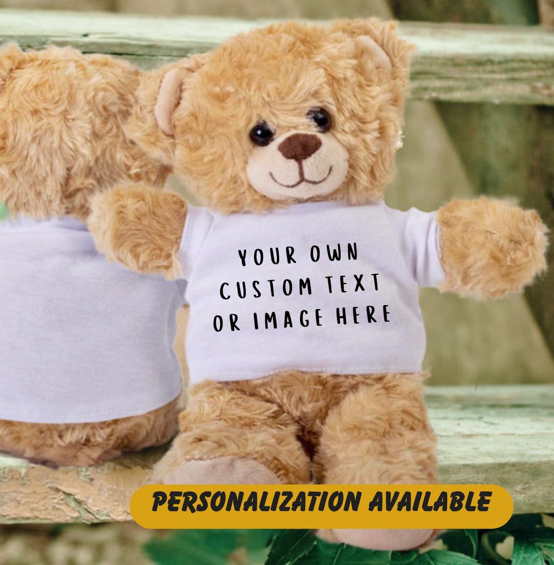 Custom Bear Tshirt, Custom Teddy Bear, Custom Teddy Bear Shirt ...