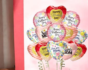 10stk. Muttertag Feier Party Ballon-Set