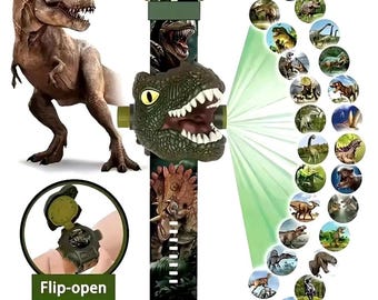 Children Dinosaur Projector Wrist Watches