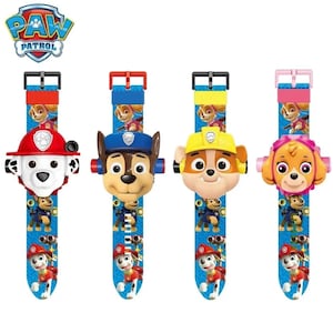 Relojes de pulsera con proyector de personajes de la Patrulla Canina para niños
