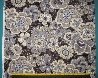 Candace contemporary Mod Floral Design Fabric Destash 33 pulgadas de largo