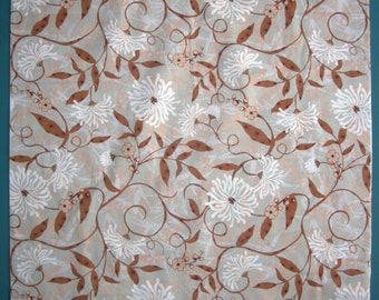 Floral Design Fabric Destash 30 Inches Long by 44 inches wide