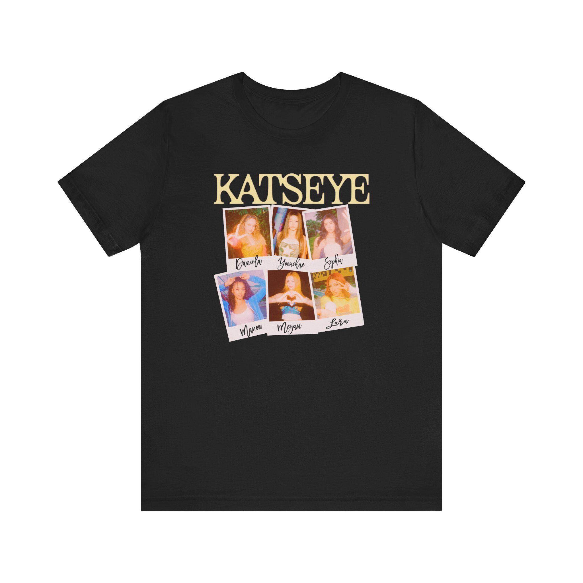 KATSEYE Polaroid | Unisex Jersey Short Sleeve Tee | Kpop  | Megan | Daniela | Manon | Lara | Sophia | Yoonchae | Eyecons